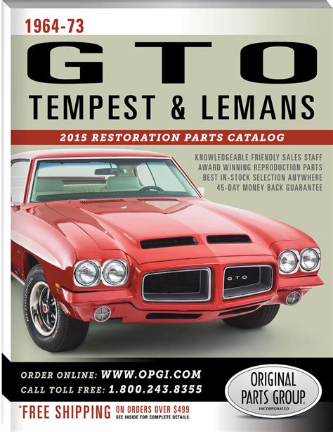 Pontiac parts catalog online